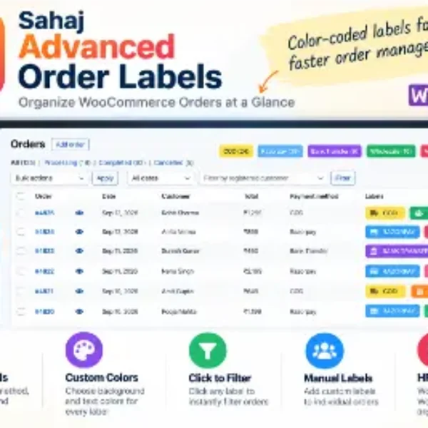 Woocommerce Advanced Order Labels